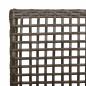 Preview: Gartenstühle 2 Stück mit Kissen Braun Poly-Rattan