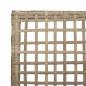 Preview: Gartenstühle 2 Stück mit Kissen Beige Poly Rattan