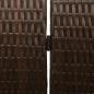 Preview: Raumteiler 3 Paneele Faltbar Braun 146x180 cm Poly Rattan