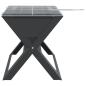 Preview: Faltbarer Holzkohle-Grill Schwarz 46x30x31 cm aus Stahl