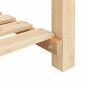 Preview: Gartenpflanzer mit Regal 161x43x76 cm aus massivem Kiefernholz