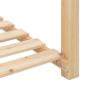 Preview: Gartenpflanzer mit Regalen 111x37x76 cm aus massivem Kiefernholz