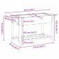 Preview: Gartenpflanzer mit Regalen 155x59x76 cm Aus massivem Kiefernholz