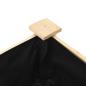 Preview: Gartenpflanzer mit Regal 90x90x76 cm aus massivem Kiefernholz