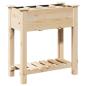 Preview: Gartenpflanzer mit Gittern 71x37x76 cm aus massivem Kiefernholz