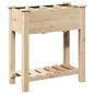 Preview: Gartenpflanzer mit Gittern 71x37x76 cm aus massivem Kiefernholz
