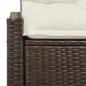 Preview: Garten-Sofa mit Kissen 123 x 62 x 69 cm Poly-Rattan