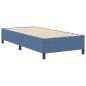 Preview: Bettgestell Blau 80x200 cm aus Cordstoff