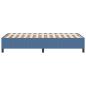 Preview: Bettgestell Blau 80x200 cm aus Cordstoff