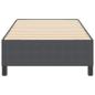 Preview: Bettgestell Dunkelgrau 90x190 cm Cordstoff