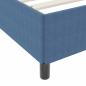 Preview: ARDEBO.de - Bettgestell Blau 90x190 cm Cordstoff