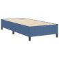 Preview: Bettgestell Blau 90x190 cm Cordstoff