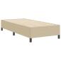 Preview: Bettgestell Lichtgrün Grau 90x190 cm Cord-Rips-Stoff