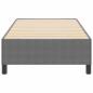 Preview: Bettgestell Hellgrau 90x200 cm Cord-Stoff