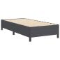 Preview: Bettgestell Dunkelgrau 90x200 cm Cord-Stoff