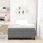 Preview: Bettgestell Hellgrau 120x190 cm Corduroy Stoff