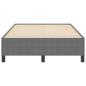 Preview: Bettgestell Hellgrau 120x190 cm Corduroy Stoff
