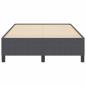 Preview: Bettgestell Dunkelgrau 120x190 cm Cord-Panama-Stoff