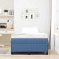 Preview: Bettgestell Blau 120x190 cm Cord-Style Stoff
