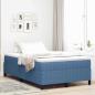 Preview: ARDEBO.de - Bettgestell Blau 120x200 cm Cord-Stoff