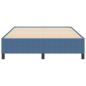 Preview: Bettgestell Blau 140x190 cm Cord-Stoff