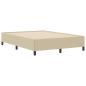 Preview: Bettgestell Lichtgrün Grau 140x190 cm Cordstoff