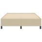 Preview: Bettgestell Lichtgrün Grau 140x190 cm Cordstoff