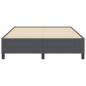 Preview: Bettgestell Dunkelgrau 140x200 cm Cord Stoff