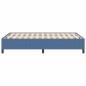Preview: Bettgestell Blau 140x200 cm Cordstoff
