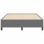 Preview: Bettgestell Hellgrau 160x200 cm Cordstoff