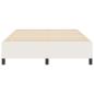 Preview: Boxspringbett Creme 160 x 200 cm Cordstoff