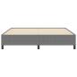 Preview: Bettgestell Hellgrau 180x200 cm Cord-Stoff