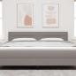 Preview: Kopfteil Linien Design Taupe 180 cm Stoff