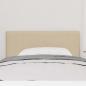 Preview: Kopfteil Einfaches Design Lichtgrün Grau 90 cm Cordstoff