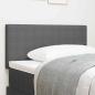 Preview: ARDEBO.de - Kopfteil Schlichtes Design Hellgrau 100 cm Cordstoff