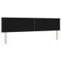 Preview: Kopfteil Einfaches Design Hellgrün Grau 200 cm Cordstoff