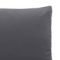 Preview: 2-Sitzer Gartensofa mit anthrazitfarbenen Kissen