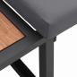 Preview: 2-Sitzer Gartensofa mit anthrazitfarbenen Kissen