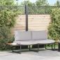 Preview: 2-Sitzer Gartensofa mit hellgrauen Kissen