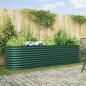 Preview: ARDEBO.de - Hochbeet für den Garten Grün 320x80x81 cm aus verzinktem Stahl