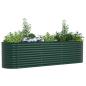 Preview: Hochbeet für den Garten Grün 320x80x81 cm aus verzinktem Stahl