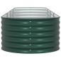 Preview: Hochbeet Garten Grün 400x80x44 cm aus galvanisiertem Stahl