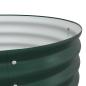 Preview: Hochbeet Garten Grün 400x80x44 cm aus galvanisiertem Stahl