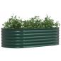 Preview: Hochbeet Garten Grün 160x80x44 cm, aus galvanisiertem Stahl