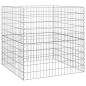 Preview: Gartenkomposter 100x100x100 cm aus verzinktem Stahl Quadrat
