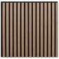 Preview: Akustik Wandpaneele 8 Stk. Lamellen 60,5x60 cm Eichenfurnier