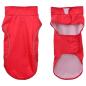 Preview: Hunde Regenmantel mit Reflexstreifen Polyester Rot XS