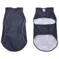 Preview: Hunde Regenmantel mit Reflexstreifen Polyester Marineblau 2XL