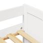 Preview: Tagesbett Ausziehbar ohne Matratze IRUN Weiß 90x200cm