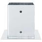 Preview: Pfostenträger Quadratisch 4Stk. Silber 101x101mm Stahl Verzinkt
